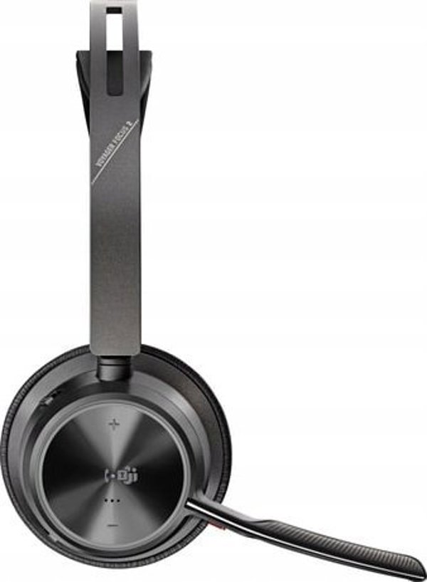 Ακουστικά Poly POLY Voyager Focus 2 με πιστοποίηση Microsoft Teams USB-C-C + αντάπτορας USB-C/A