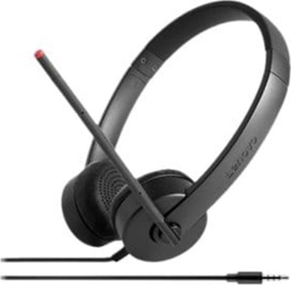 Lenovo Essential Stereo Ακουστικά με Μικρόφωνο 180° και Σύνδεση 3.5mm (4XD0K25030)