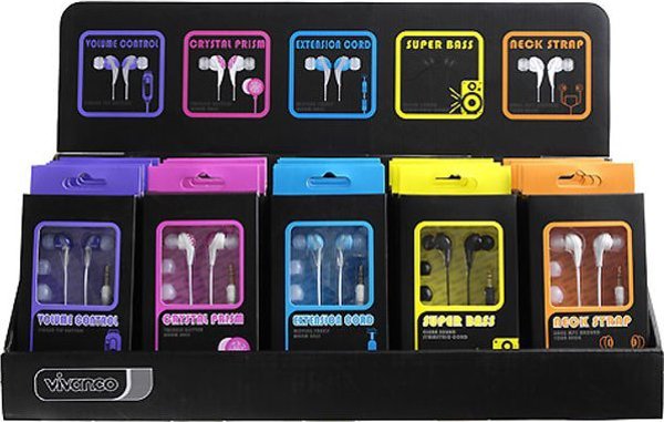 Ακουστικά Vivanco Vivanco earphones Fusion (26773)