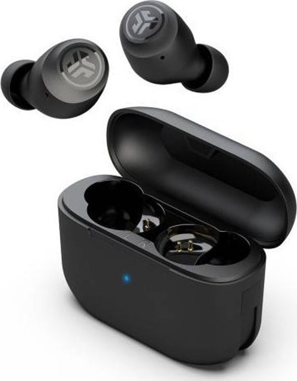 JLab Audio GO Air Pop Ασύρματα Ακουστικά Bluetooth - Μαύρα - 32+ Ώρες Αυτονομία