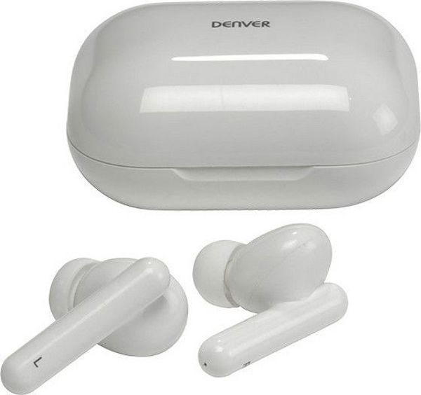 Denver TWE-38 True Wireless Ασύρματα Ακουστικά Bluetooth V5.0 με Θήκη Φόρτισης & Έλεγχο Αφής