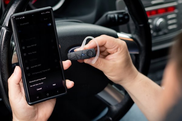 Ακουστικό TELLUR TELLUR Bluetooth Headset Vox 60, μαύρο