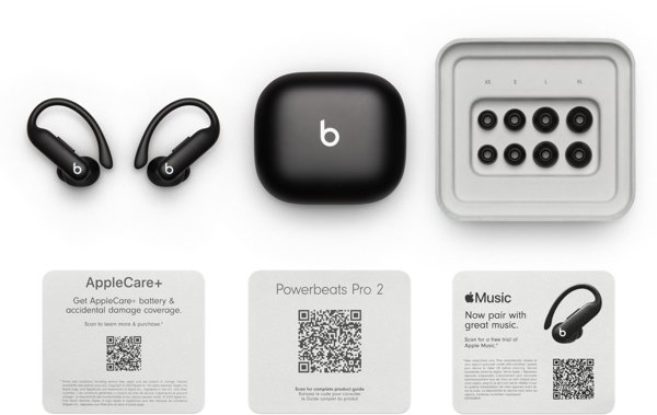 Beats Powerbeats Pro 2 - Ακουστικά Υψηλής Απόδοσης - Jet Black