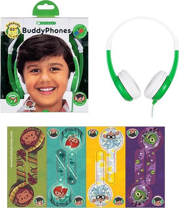 Ακουστικά BuddyPhones Connect (BP-CO-GREEN-01-K)