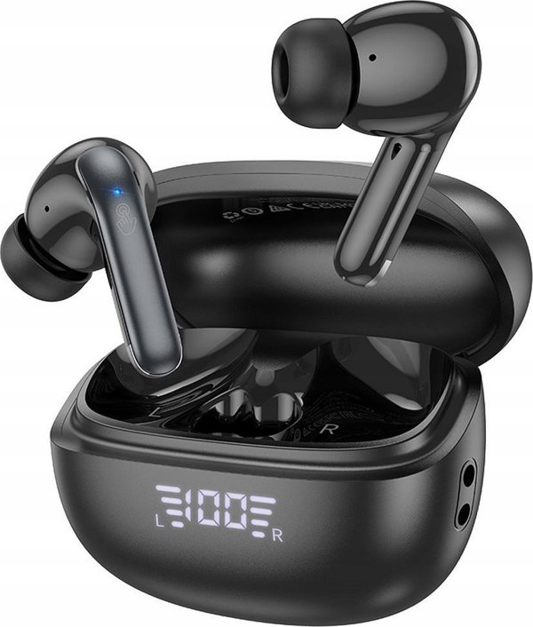 Ακουστικά Hoco HOCO ασύρματα ακουστικά bluetooth TWS ANC ENC EQ5 μαύρα