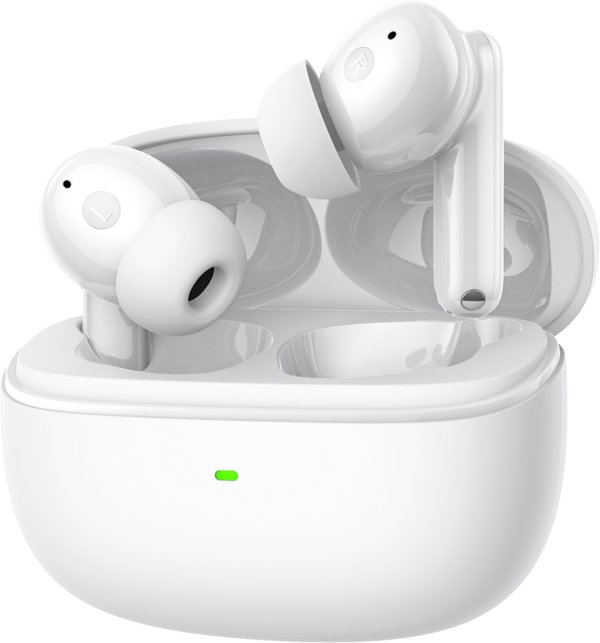Hator Hyperpunk Truepods Ακουστικά True Wireless Hybrid ANC Bluetooth, Λευκό
