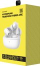 Hator Hyperpunk Truepods Ακουστικά True Wireless Hybrid ANC Bluetooth, Λευκό