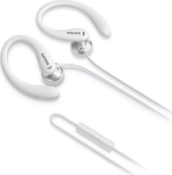 Philips TAT1105WT/00 Ασύρματα Ακουστικά Bluetooth In-Ear, IPX2, Hands-Free, Λευκά