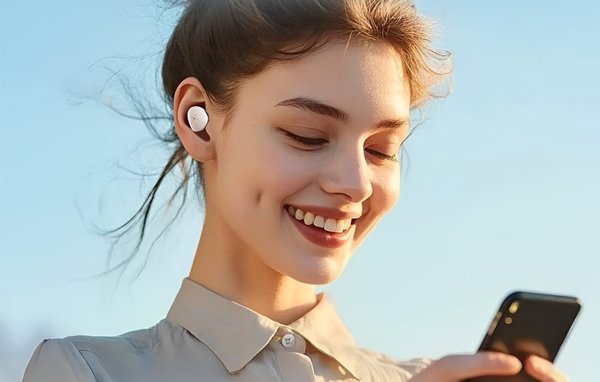 Ασύρματα ακουστικά TWS Vention NBRN0 Earbuds T17 (μπεζ)