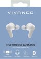 Ακουστικά Vivanco Vivanco ασύρματα ακουστικά Comfort Pair TWS, λευκό (62599)