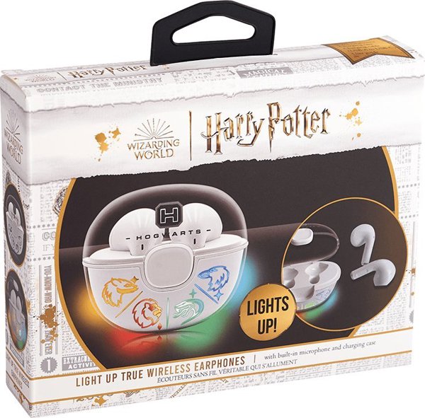 Ακουστικά Harry Potter Bluetooth TWS με Φωτισμό Hogwarts