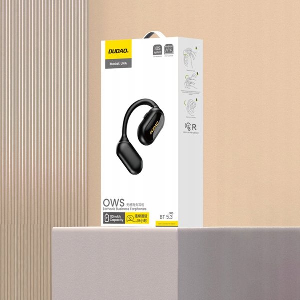 Ακουστικό Επιχειρήσεων OWS Dudao U4A Bluetooth 5.3 IPX5 - Μαύρο
