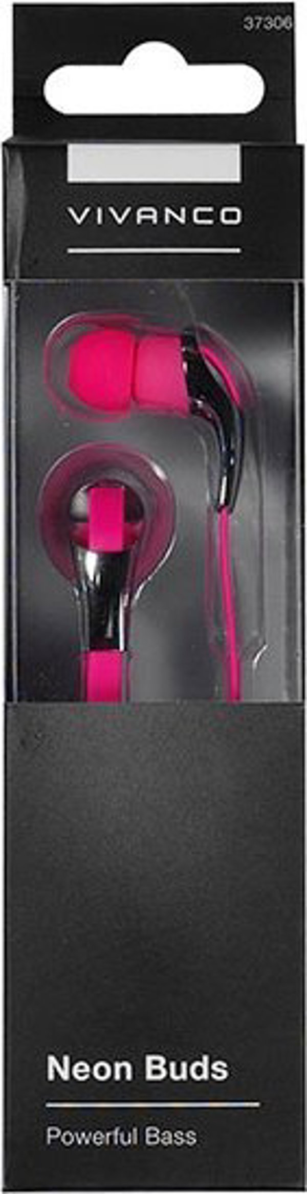Ακουστικά Vivanco Vivanco earphones Neon Buds, ροζ (37306)