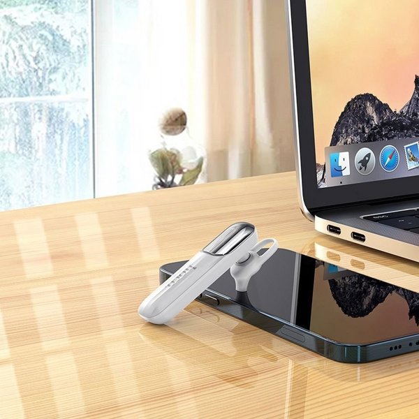 Ακουστικό Techonic HOCO ακουστικό bluetooth Essential business E57 λευκό