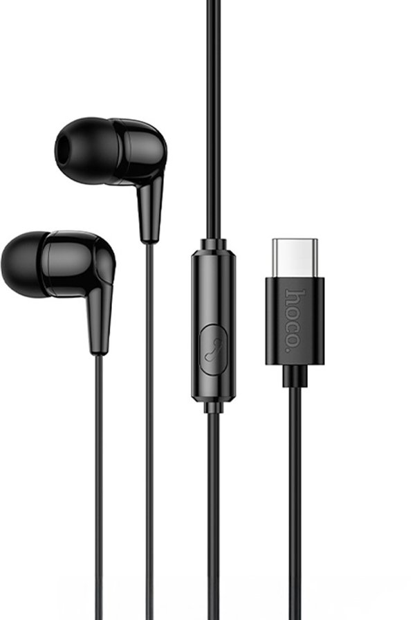 Ακουστικά Ενσύρματα In-Ear USB C Hoco M97 Μαύρα