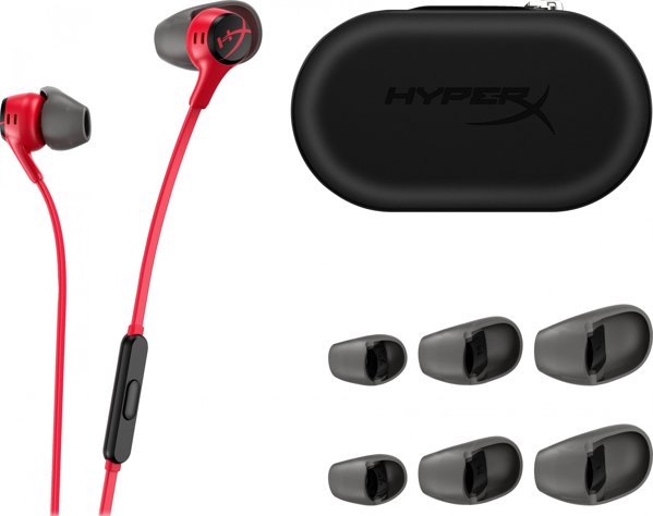 Ακουστικά HyperX Cloud Earbuds II Κόκκινα (705L8AA)