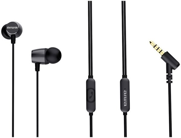 Ακουστικά AIWA ESTM-30BK 99dB 16ohm Μαύρα
