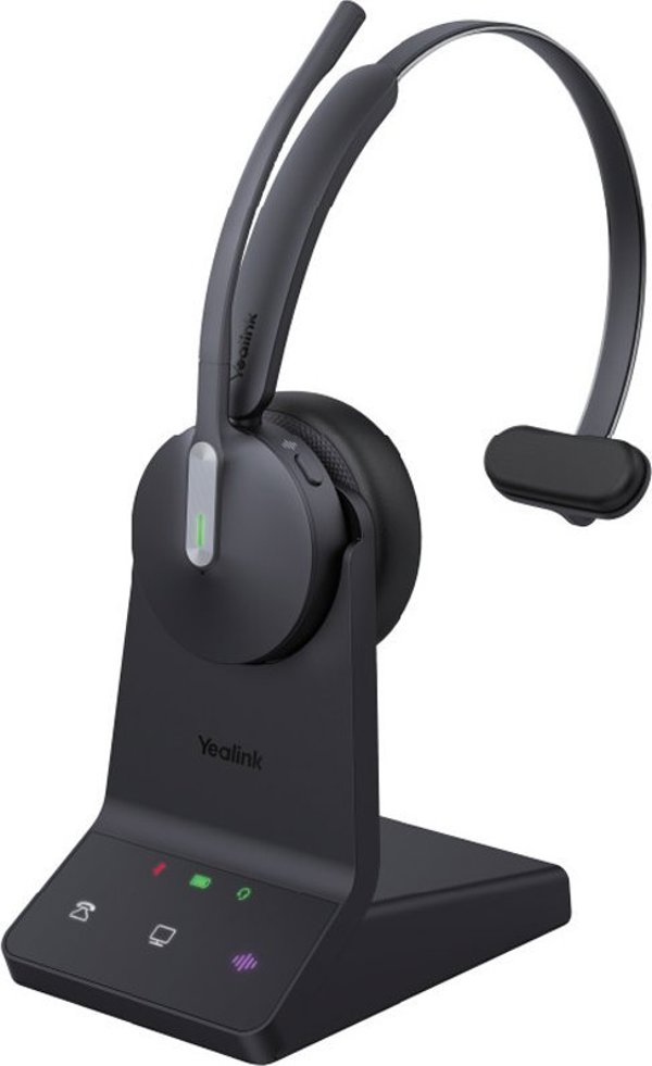 Yealink Yealink WH64 Mono Teams Headphones Ασύρματο Headband Office/Call Center Micro-USB Bluetooth Black 13472017 6938818319608