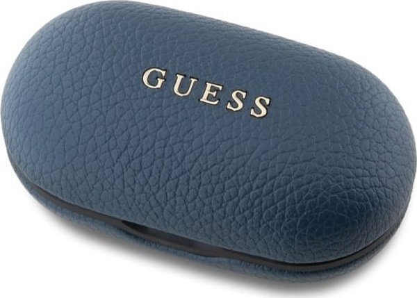 Guess Ακουστικά Bluetooth TWS GUTWSPGTSPSB με Θήκη Φόρτισης, Grained Classic Logo, Μπλε