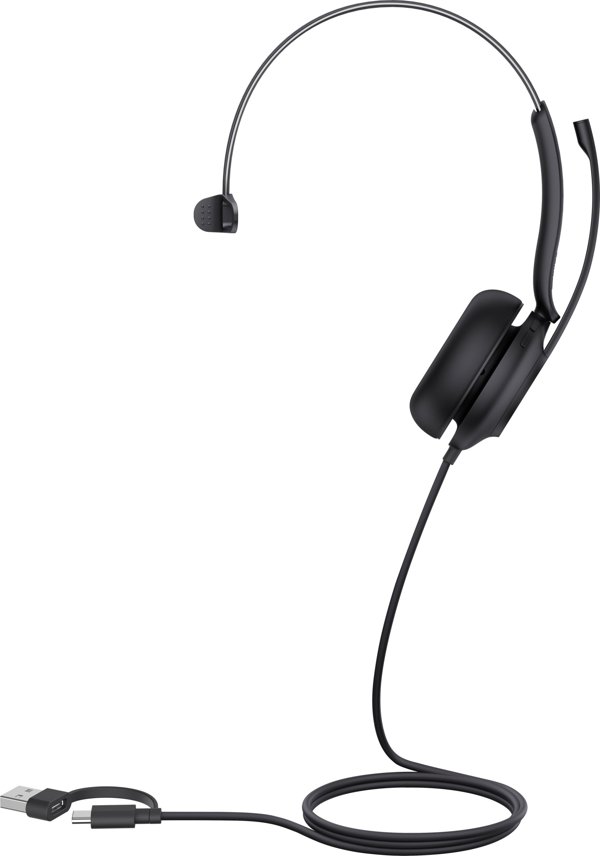 Yealink UH35 Mono Ενσύρματα Ακουστικά Κεφαλής USB-C/A για Microsoft Teams