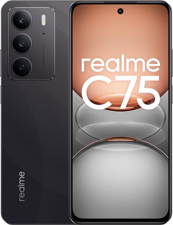 Realme C75 Dual Sim 8GB RAM 128GB - Storm Black