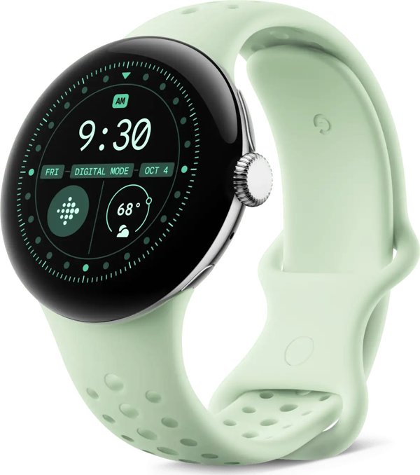 Έξυπνο ρολόι Pixel Watch 3 (41mm), Active Sport Band, Wintergreen, Small