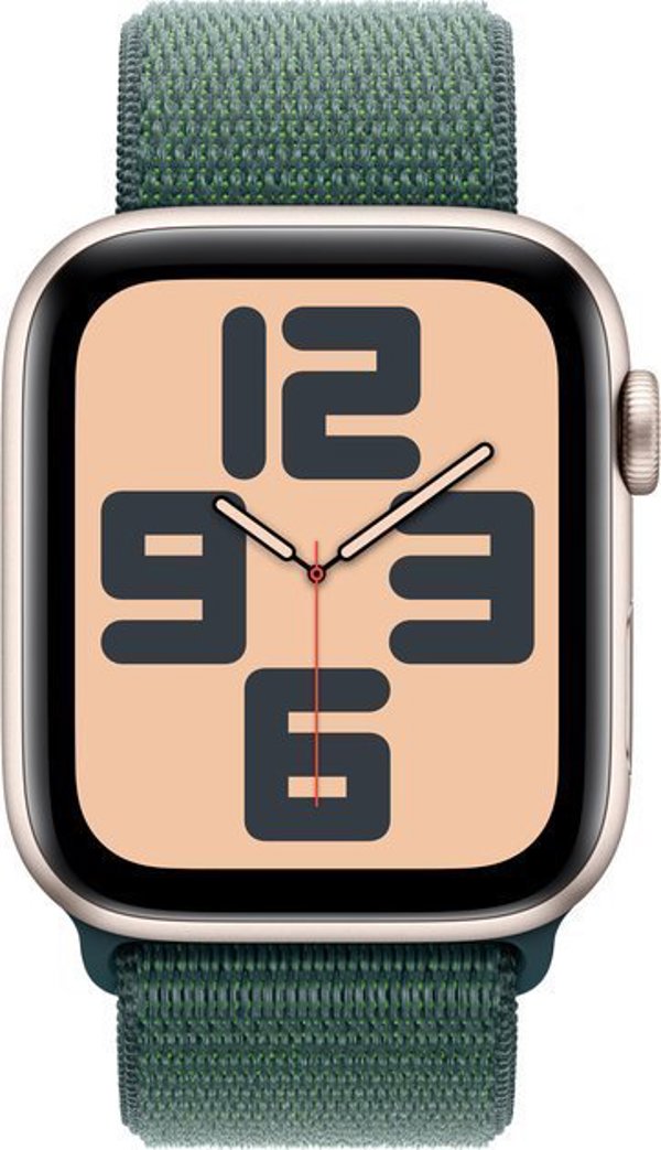 Έξυπνο ρολόι Apple Watch SE GPS + Cellular 40mm Starlight Alu Sport Loop Zielony (MXGH3QF/A)
