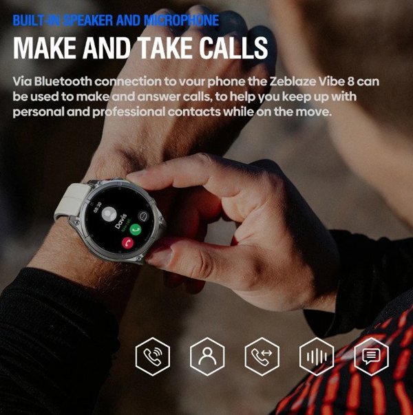 Smartwatch Zeblaze Vibe 8 Abyss (Czarny)