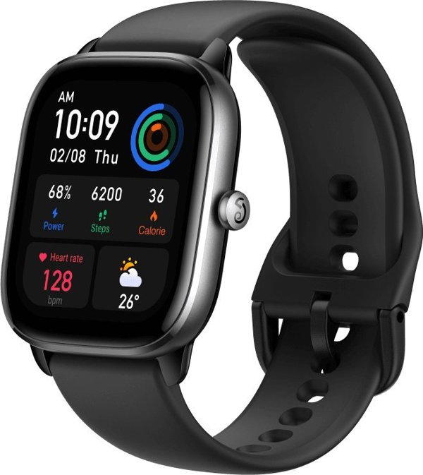 Smartwatch Amazfit GTS 4 Mini Czarny  (W2176OV5N)