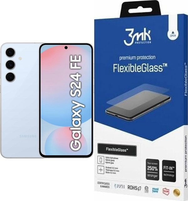 Smartfon Samsung Galaxy S24 FE 5G 8/256GB Niebieski (SM-S721BLBGEUE) + FlexibleGlass