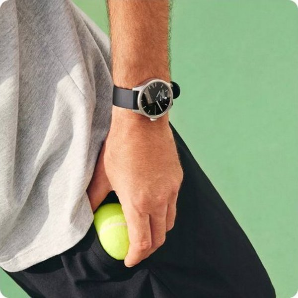Έξυπνο ρολόι Withings Withings Scanwatch 2 - ρολόι με λειτουργία ΗΚΓ, μέτρηση παλμών και SPO2 καθώς και μέτρηση φυσικής δραστηριότητας και ύπνου (42mm, μαύρο)