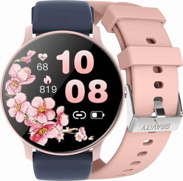 Έξυπνο ρολόι Gravity Zegarek SMARTWATCH - GT1-7 PRO PK/PK/BU