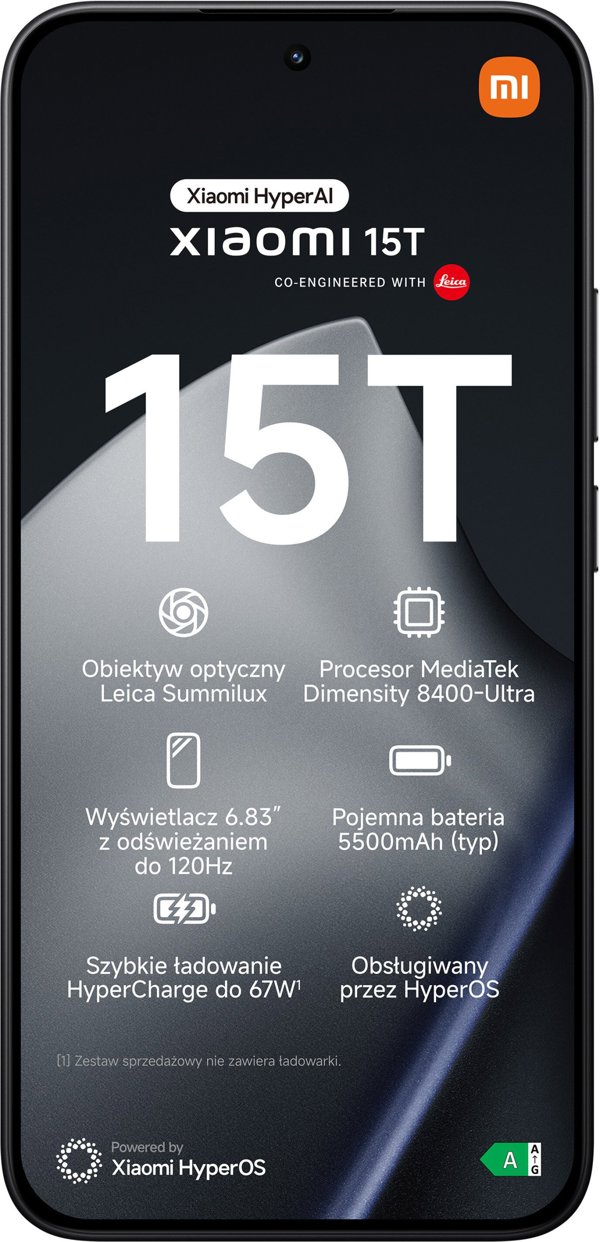 Xiaomi 15T 5G 12GB/512GB, μαύρο (EU)