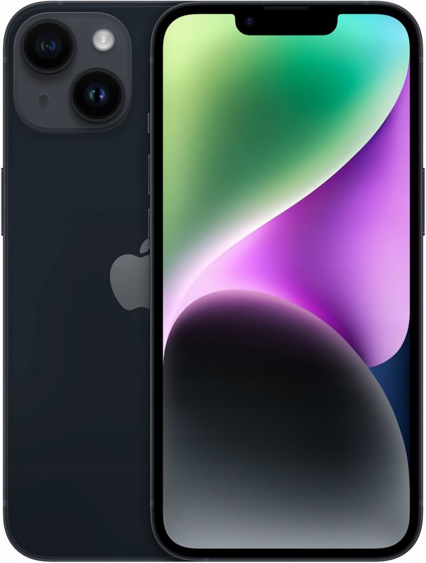 Έξυπνο τηλέφωνο Apple iPhone 14 128GB Midnight (MPUF3)
