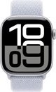Έξυπνο ρολόι Apple Watch 10 GPS + Cellular 42mm Ασημί Alu Sport Loop Niebieski (MWX53ET/A)