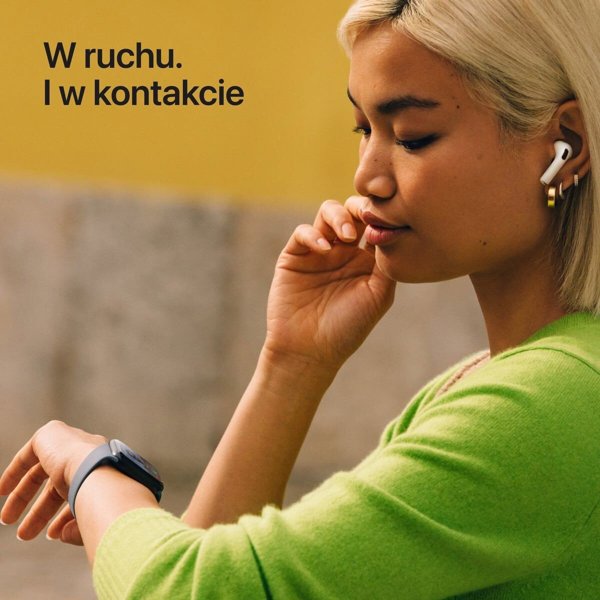 Apple Watch SE 3 GPS 40mm Θήκη από Αλουμίνιο Starlight με Λουράκι Sport Starlight - S/M