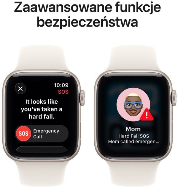 Apple Watch SE 3 GPS 40mm Θήκη από Αλουμίνιο Starlight με Λουράκι Sport Starlight - S/M