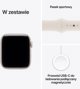Apple Watch SE 3 GPS 40mm Θήκη από Αλουμίνιο Starlight με Λουράκι Sport Starlight - S/M
