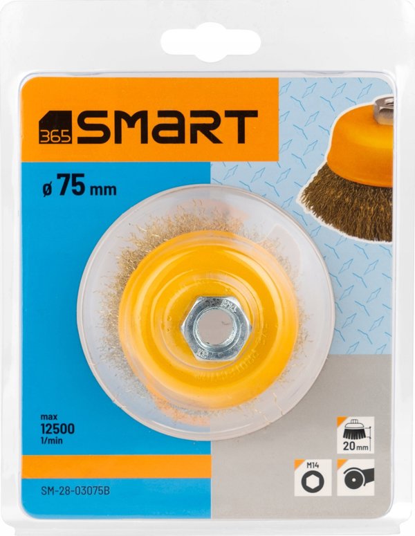 Smart βουρτσάκι σύρματο για κατσαρόλες 75mm επιχρυσωμένο
