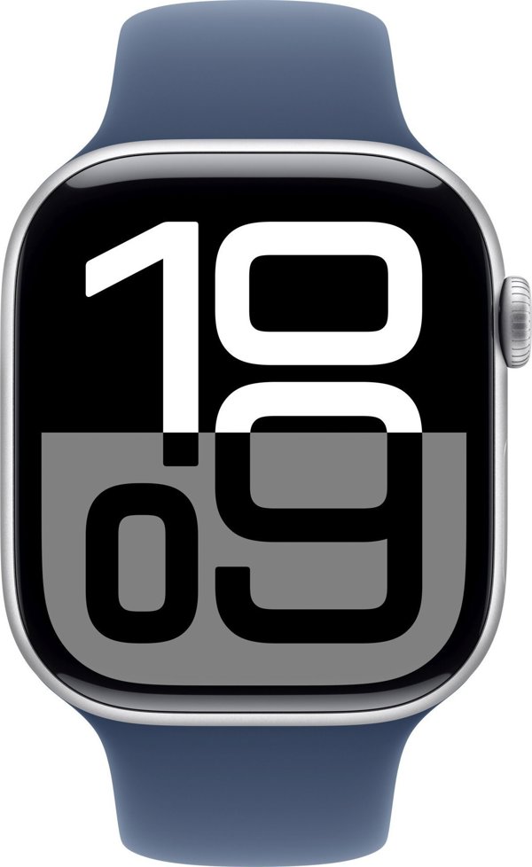 Smartwatch Apple Watch Apple Watch Series 10 GPS 46mm Ασημένια θήκη αλουμινίου με Sport Band M/L - Τζιν 14283794 195949564468