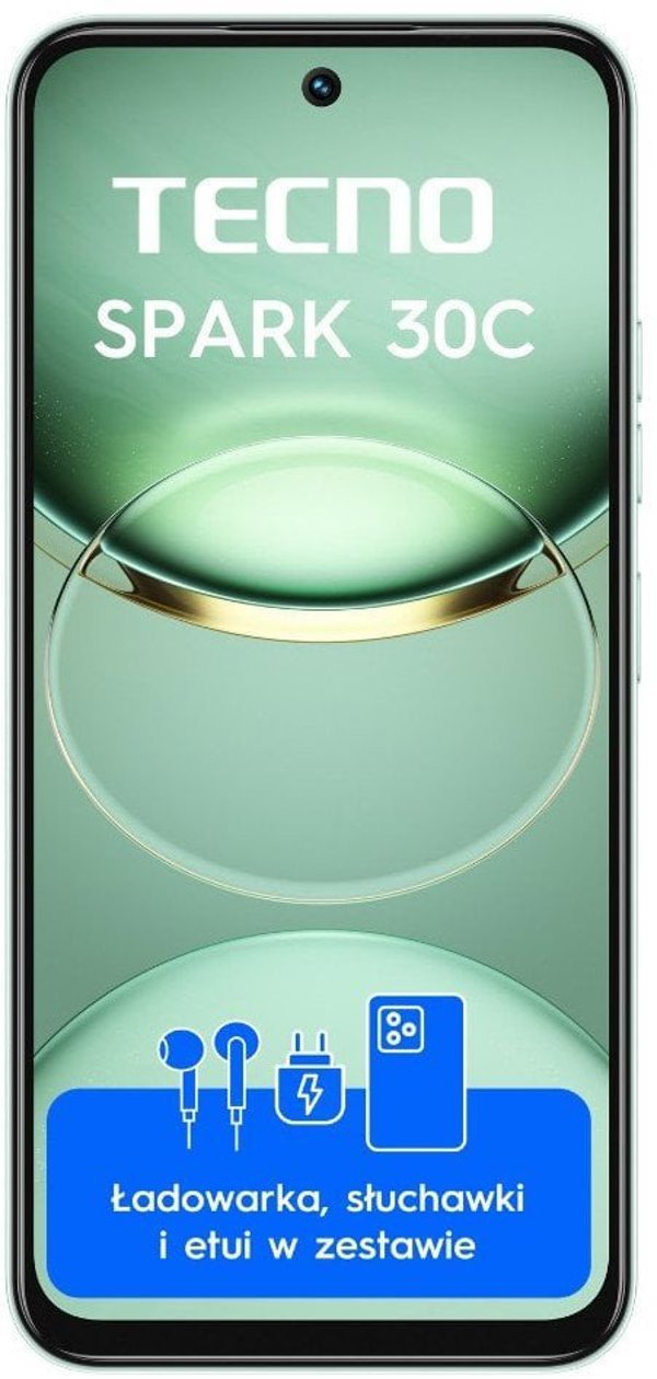 Smartfon Tecno Spark 30C 4/128GB Πράσινο (4894947051807)