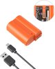 SmallRig 4966 EN-EL15c Επαναφορτιζόμενη Μπαταρία Κάμερας USB-C Πορτοκαλί