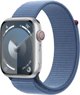 Έξυπνο ρολόι Apple Watch 9 GPS + Cellular 45mm Ασημί Αλουμίνιο Sport Loop Μπλε (MRMJ3QP/A)