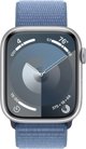 Έξυπνο ρολόι Apple Watch 9 GPS + Cellular 45mm Ασημί Αλουμίνιο Sport Loop Μπλε (MRMJ3QP/A)