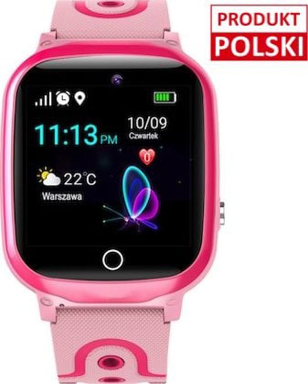 Έξυπνο ρολόι GoGPS K17 Ροζ (K17PK)