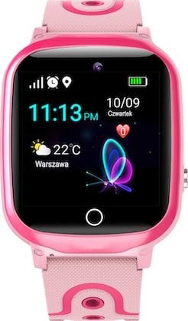 Έξυπνο ρολόι GoGPS K17 Ροζ (K17PK)