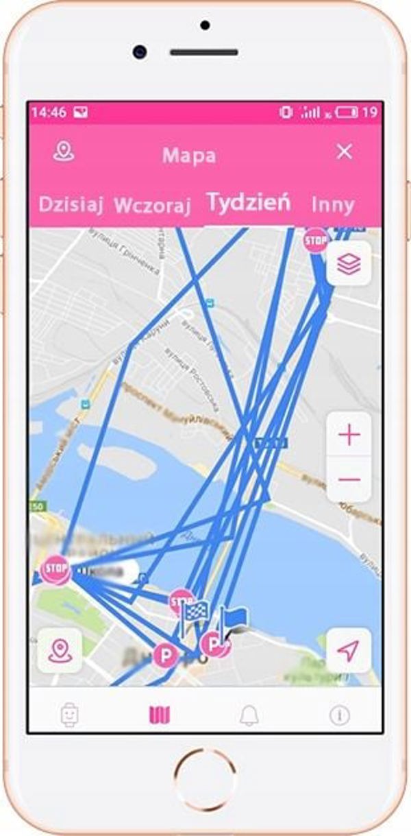 Έξυπνο ρολόι GoGPS K17 Ροζ (K17PK)