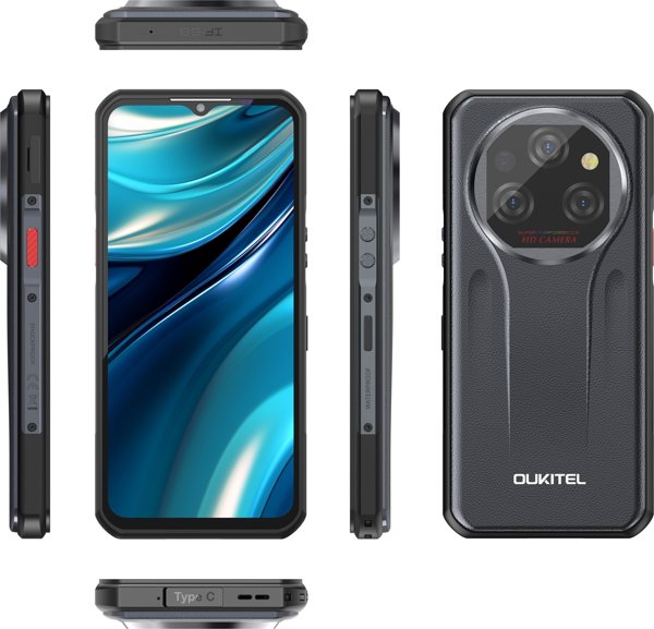 Smartphone Oukitel WP39 6/256 11000mAh DS. Γκρι χωρίς φορτιστή