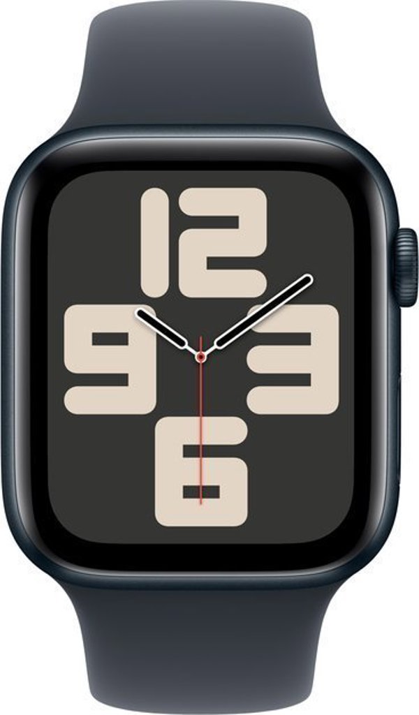 Έξυπνο ρολόι Apple Watch SE GPS + Cellular 44mm Midnight Alu Sport S/M Μαύρο (MXGL3ET/A)