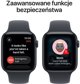 Apple Watch SE 3 (GPS) 44 mm μεσαία νύχτα αλουμινένια θήκη και μεσαία νύχτα αθλητικό λουράκι, M/L